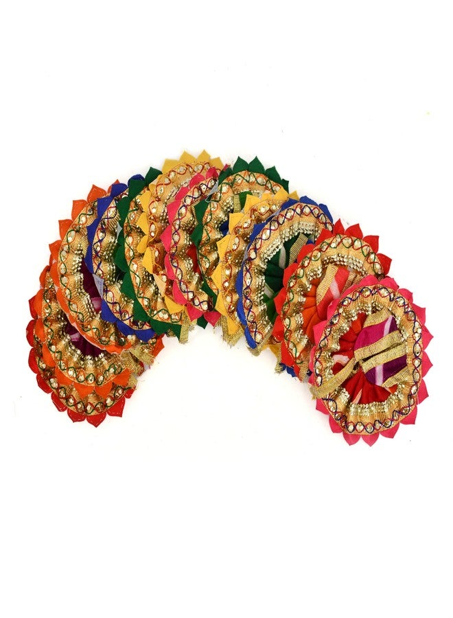 AARGKRAFT فستان AARGKRAFT Fancy 0 مقاس Laddu Gopal/Kanha ji/Thakur Ji/Bal Krishna بوشاك، زي عرقي مصنوع يدويًا لجانماشتامي وبوجا والمهرجانات (عبوة من 12 بوشاك) - Image 2